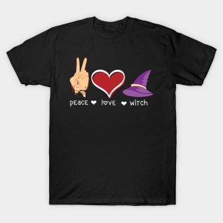 Peace Love Witch T-Shirt